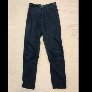 S American Apparel high waisted jeans, cotton and polyester